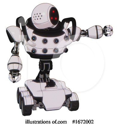 Royalty-Free (RF) Robot Clipart Illustration by Leo Blanchette - Stock Sample #1672002