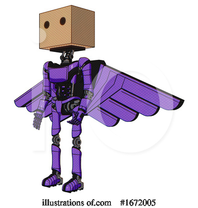 Royalty-Free (RF) Robot Clipart Illustration by Leo Blanchette - Stock Sample #1672005