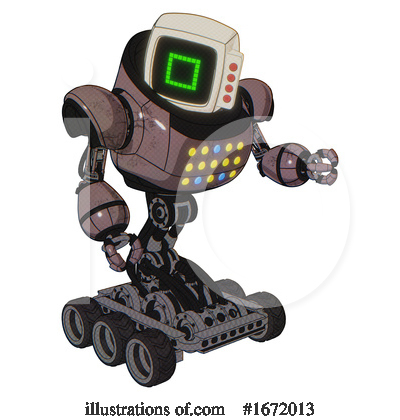 Royalty-Free (RF) Robot Clipart Illustration by Leo Blanchette - Stock Sample #1672013