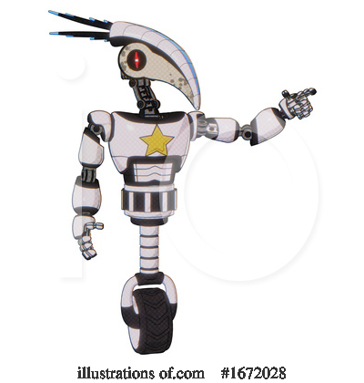 Royalty-Free (RF) Robot Clipart Illustration by Leo Blanchette - Stock Sample #1672028