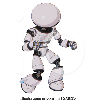 Royalty-Free (RF) Robot Clipart Illustration by Leo Blanchette - Stock Sample #1672029