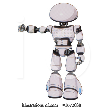 Royalty-Free (RF) Robot Clipart Illustration by Leo Blanchette - Stock Sample #1672030