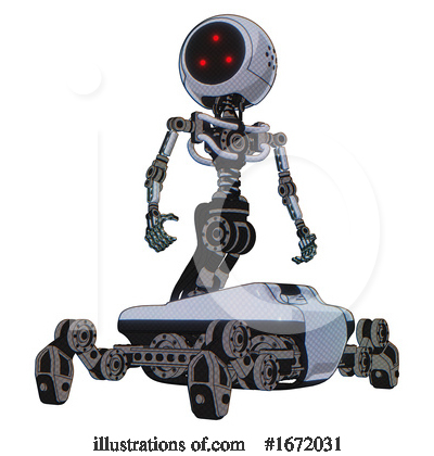 Royalty-Free (RF) Robot Clipart Illustration by Leo Blanchette - Stock Sample #1672031