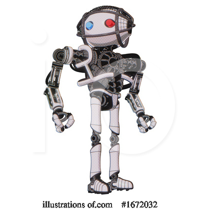 Royalty-Free (RF) Robot Clipart Illustration by Leo Blanchette - Stock Sample #1672032