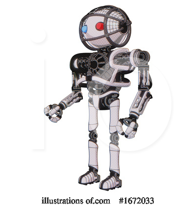 Royalty-Free (RF) Robot Clipart Illustration by Leo Blanchette - Stock Sample #1672033