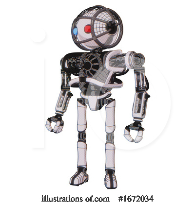 Royalty-Free (RF) Robot Clipart Illustration by Leo Blanchette - Stock Sample #1672034