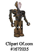 Robot Clipart #1672035 by Leo Blanchette