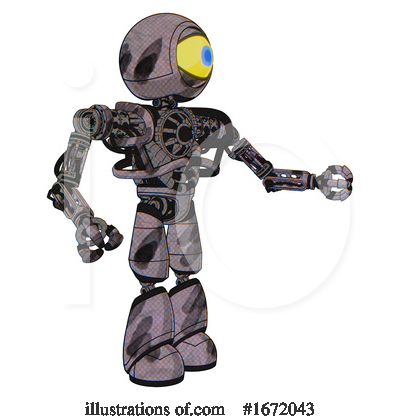 Royalty-Free (RF) Robot Clipart Illustration by Leo Blanchette - Stock Sample #1672043