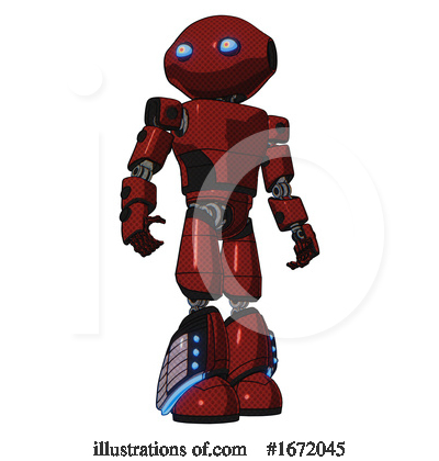 Royalty-Free (RF) Robot Clipart Illustration by Leo Blanchette - Stock Sample #1672045