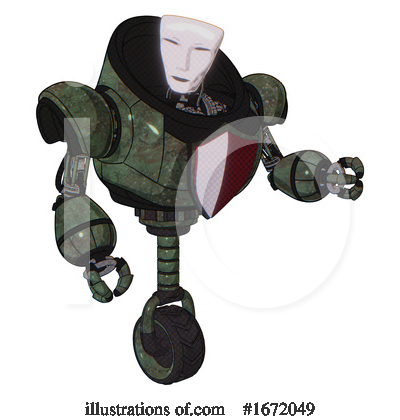 Royalty-Free (RF) Robot Clipart Illustration by Leo Blanchette - Stock Sample #1672049
