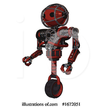 Royalty-Free (RF) Robot Clipart Illustration by Leo Blanchette - Stock Sample #1672051
