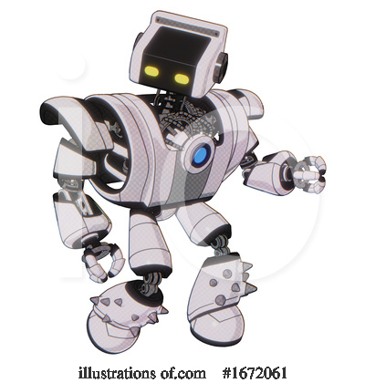 Royalty-Free (RF) Robot Clipart Illustration by Leo Blanchette - Stock Sample #1672061
