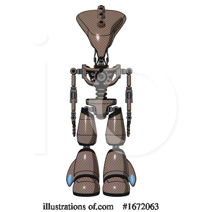 Royalty-Free (RF) Robot Clipart Illustration by Leo Blanchette - Stock Sample #1672063