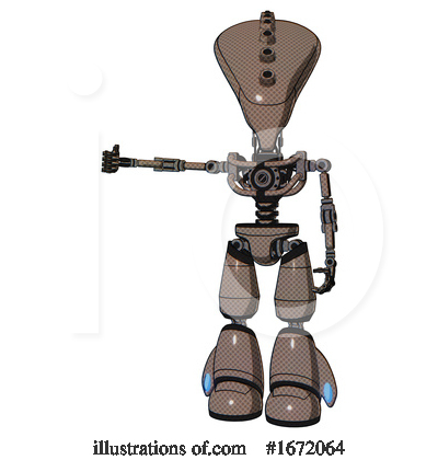 Royalty-Free (RF) Robot Clipart Illustration by Leo Blanchette - Stock Sample #1672064
