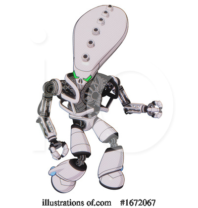 Royalty-Free (RF) Robot Clipart Illustration by Leo Blanchette - Stock Sample #1672067