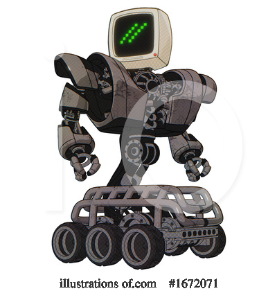 Royalty-Free (RF) Robot Clipart Illustration by Leo Blanchette - Stock Sample #1672071