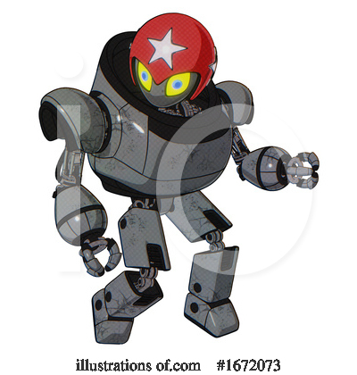 Royalty-Free (RF) Robot Clipart Illustration by Leo Blanchette - Stock Sample #1672073