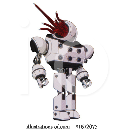 Royalty-Free (RF) Robot Clipart Illustration by Leo Blanchette - Stock Sample #1672075