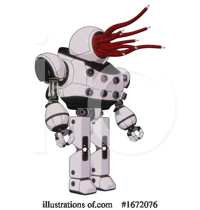 Royalty-Free (RF) Robot Clipart Illustration by Leo Blanchette - Stock Sample #1672076