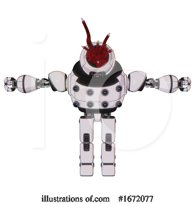 Royalty-Free (RF) Robot Clipart Illustration by Leo Blanchette - Stock Sample #1672077