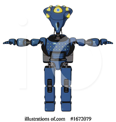 Royalty-Free (RF) Robot Clipart Illustration by Leo Blanchette - Stock Sample #1672079