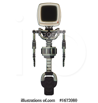 Royalty-Free (RF) Robot Clipart Illustration by Leo Blanchette - Stock Sample #1672080