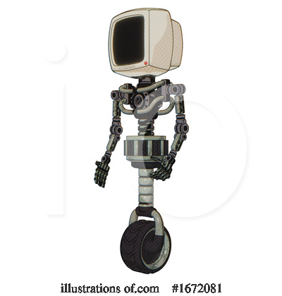 Royalty-Free (RF) Robot Clipart Illustration by Leo Blanchette - Stock Sample #1672081