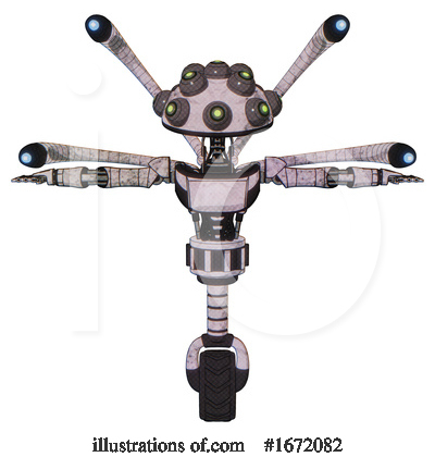 Royalty-Free (RF) Robot Clipart Illustration by Leo Blanchette - Stock Sample #1672082