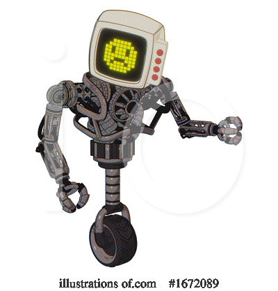 Royalty-Free (RF) Robot Clipart Illustration by Leo Blanchette - Stock Sample #1672089
