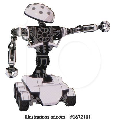 Royalty-Free (RF) Robot Clipart Illustration by Leo Blanchette - Stock Sample #1672101