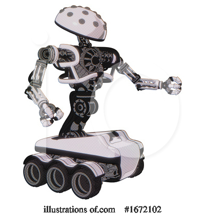 Royalty-Free (RF) Robot Clipart Illustration by Leo Blanchette - Stock Sample #1672102