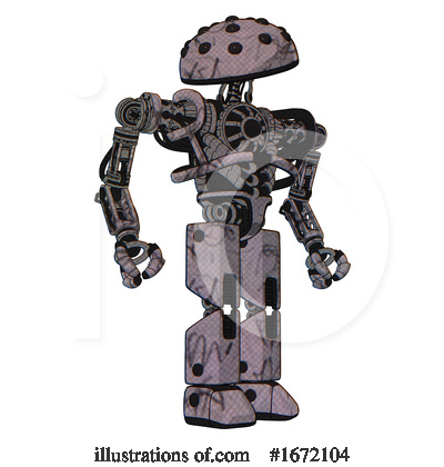 Royalty-Free (RF) Robot Clipart Illustration by Leo Blanchette - Stock Sample #1672104