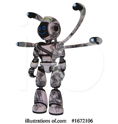 Royalty-Free (RF) Robot Clipart Illustration by Leo Blanchette - Stock Sample #1672106