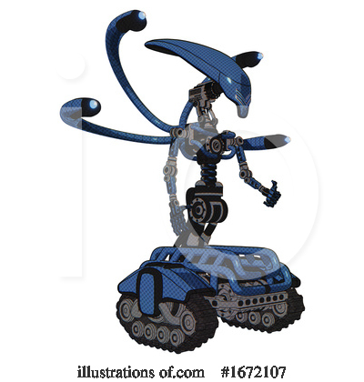 Royalty-Free (RF) Robot Clipart Illustration by Leo Blanchette - Stock Sample #1672107