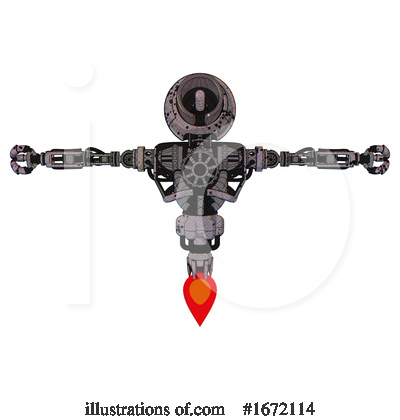 Royalty-Free (RF) Robot Clipart Illustration by Leo Blanchette - Stock Sample #1672114
