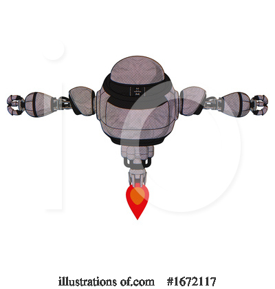 Royalty-Free (RF) Robot Clipart Illustration by Leo Blanchette - Stock Sample #1672117