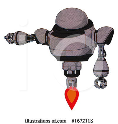 Royalty-Free (RF) Robot Clipart Illustration by Leo Blanchette - Stock Sample #1672118