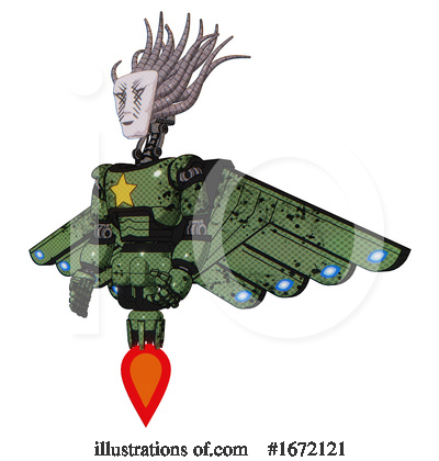 Royalty-Free (RF) Robot Clipart Illustration by Leo Blanchette - Stock Sample #1672121