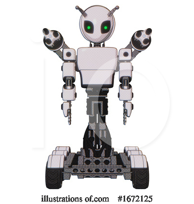 Royalty-Free (RF) Robot Clipart Illustration by Leo Blanchette - Stock Sample #1672125