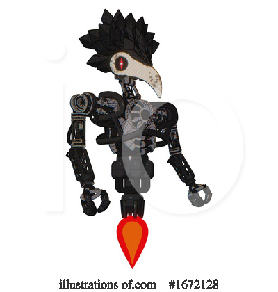 Royalty-Free (RF) Robot Clipart Illustration by Leo Blanchette - Stock Sample #1672128