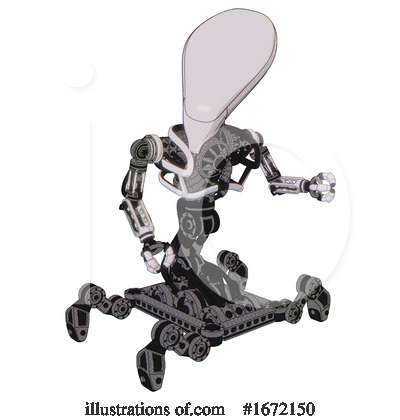 Royalty-Free (RF) Robot Clipart Illustration by Leo Blanchette - Stock Sample #1672150