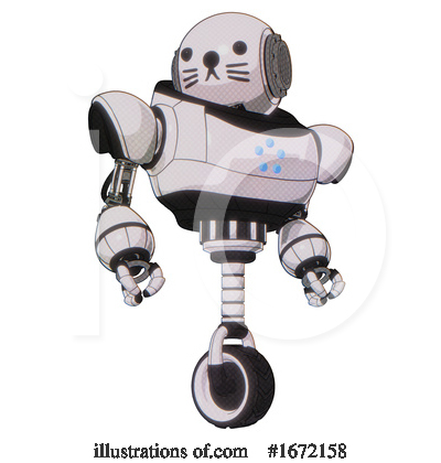 Royalty-Free (RF) Robot Clipart Illustration by Leo Blanchette - Stock Sample #1672158