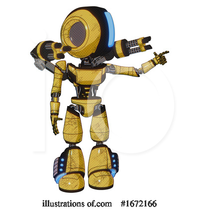 Royalty-Free (RF) Robot Clipart Illustration by Leo Blanchette - Stock Sample #1672166