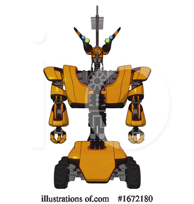 Royalty-Free (RF) Robot Clipart Illustration by Leo Blanchette - Stock Sample #1672180
