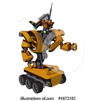 Royalty-Free (RF) Robot Clipart Illustration by Leo Blanchette - Stock Sample #1672182