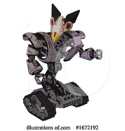 Royalty-Free (RF) Robot Clipart Illustration by Leo Blanchette - Stock Sample #1672192