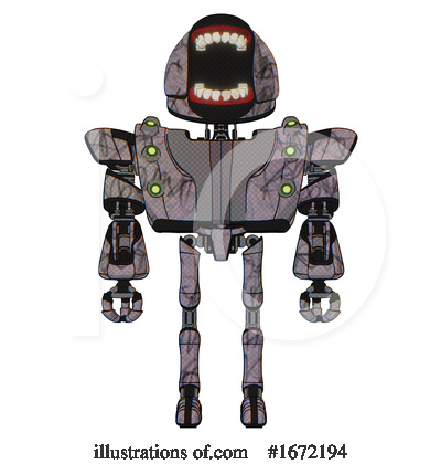 Royalty-Free (RF) Robot Clipart Illustration by Leo Blanchette - Stock Sample #1672194