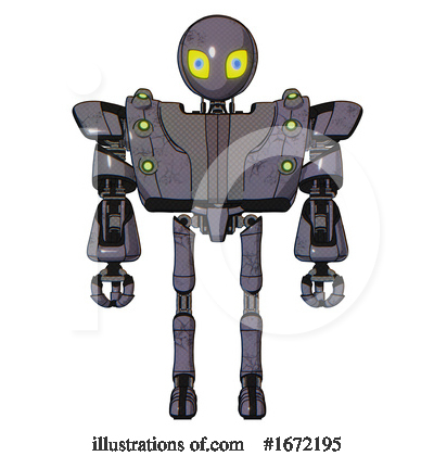 Royalty-Free (RF) Robot Clipart Illustration by Leo Blanchette - Stock Sample #1672195