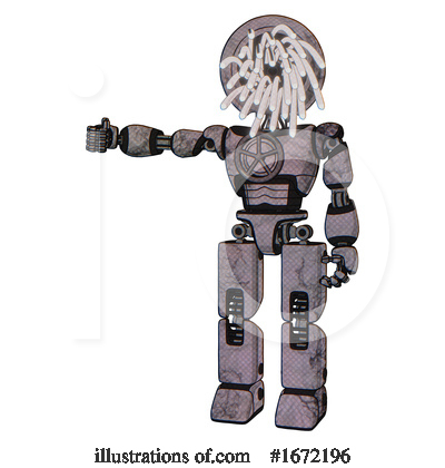 Royalty-Free (RF) Robot Clipart Illustration by Leo Blanchette - Stock Sample #1672196