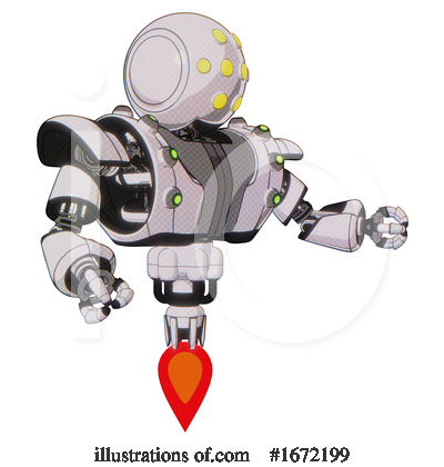 Royalty-Free (RF) Robot Clipart Illustration by Leo Blanchette - Stock Sample #1672199